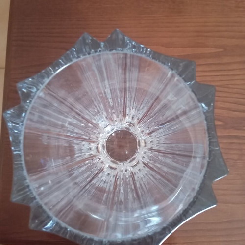 Crystal vase new, height 29 cm