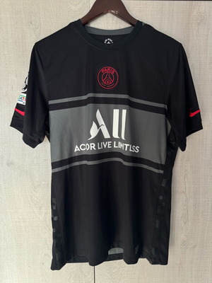 Paris Saint Germain Jersey 3rd Champions League με μπάλες σε υπέρ-άριστη κατάσταση μέγεθος Medium