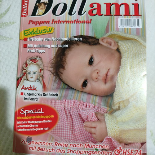 Dollami magazine with artistic dolls, German