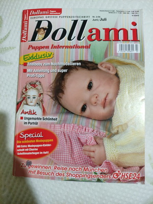 Dollami magazine with artistic dolls, German