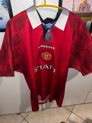 Manchester United Home Jersey Size L Cantona Like New Authentic