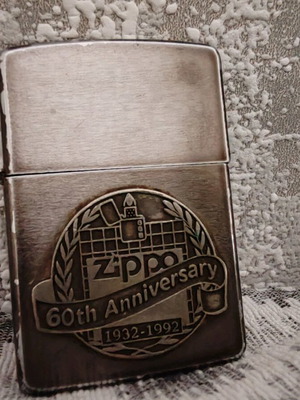 Zippo 60th Anniversary Vintage Lighter used from 1992
