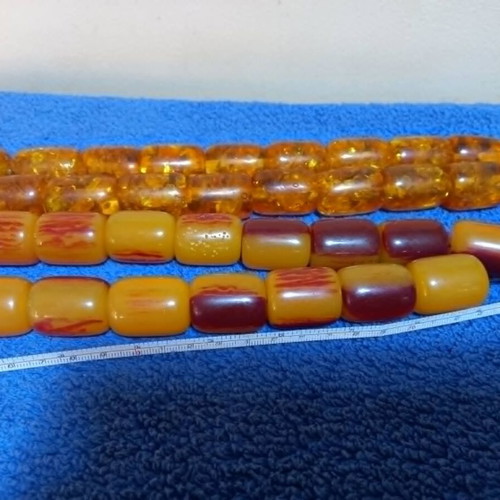 Worry beads used, large size set of 2, table decoration
