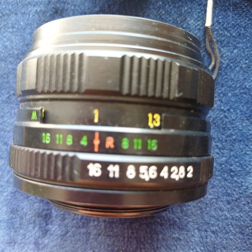 MC Helios 44M-6 58mm 1:2 M42 Soviet lens with Canon EOS adapter
