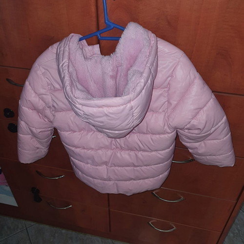 Benetton girls' jacket pink, like new, size 2-3 years