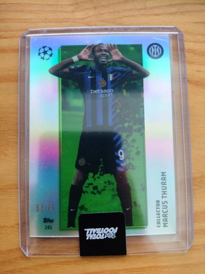 Topps Total Football Marcus Thuram Inter FC card like new