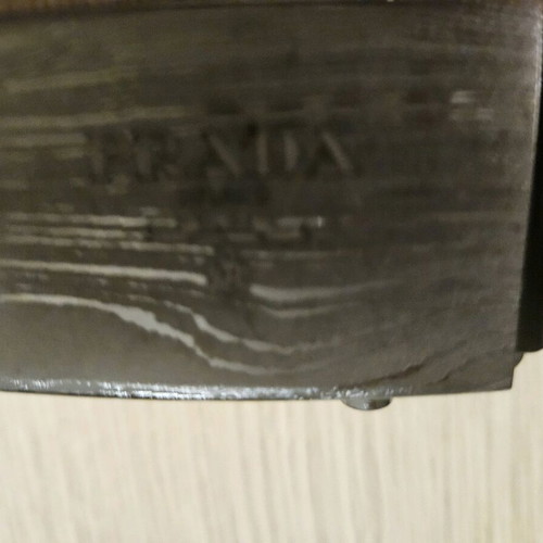 Prada fabric belt like new, black, size 100