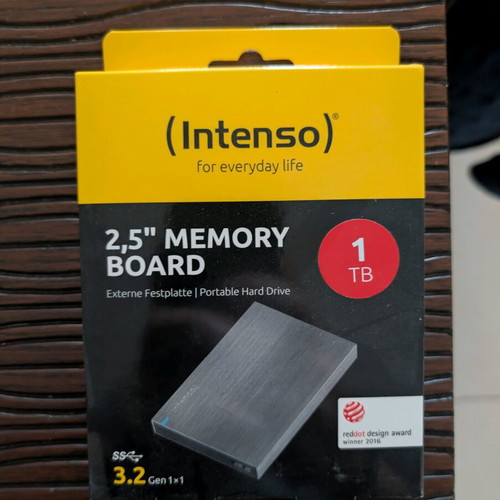 Intenso Memory board 1 TB USB 3.2 2.5" hard drive new