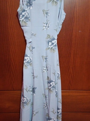Long airy dress like new, turquoise, size M