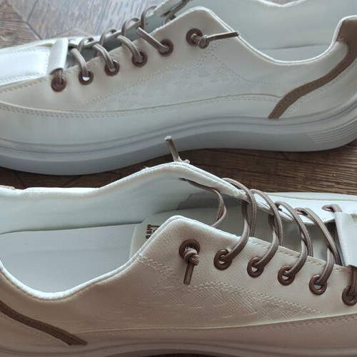 Sneakers new, beige, size 44.5, casual style