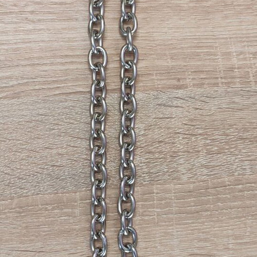 Metal Oval Chain 40mm Large new, sold by the meter