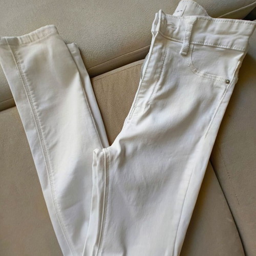 Stradivarius white fitted pants used, size S