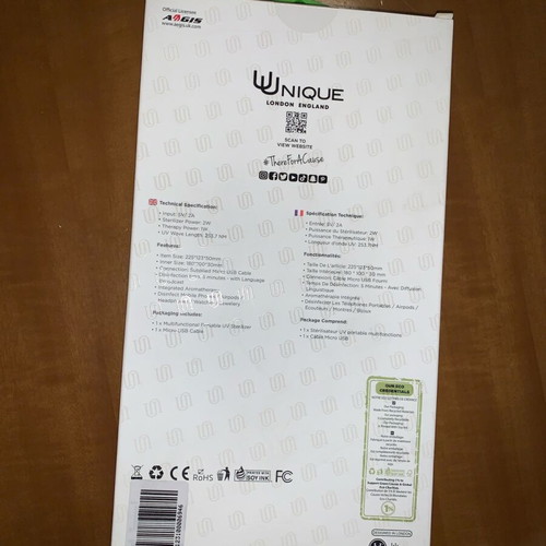 Portable UV sterilizer new with Aromatherapy function