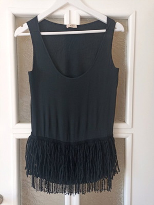 N°21 women's black silk top like new, size S
