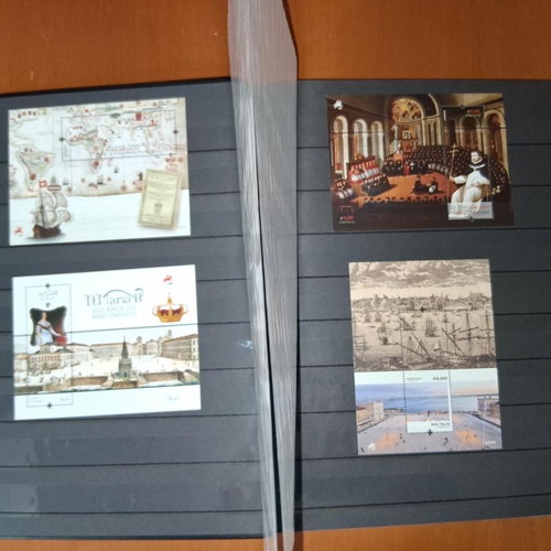 Portuguese stamps and first day covers in 32-page album new