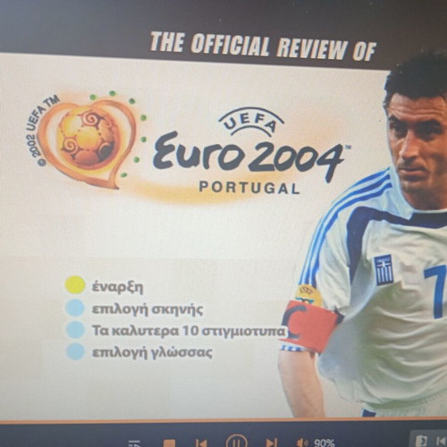 UEFA Euro 2004 Official Review DVD like new, authentic