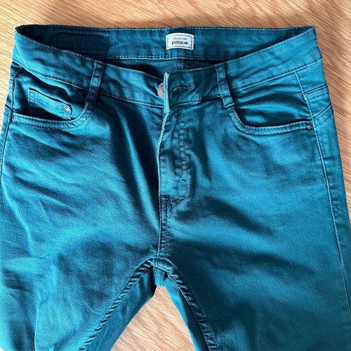 Pimkie green jeans, size XS