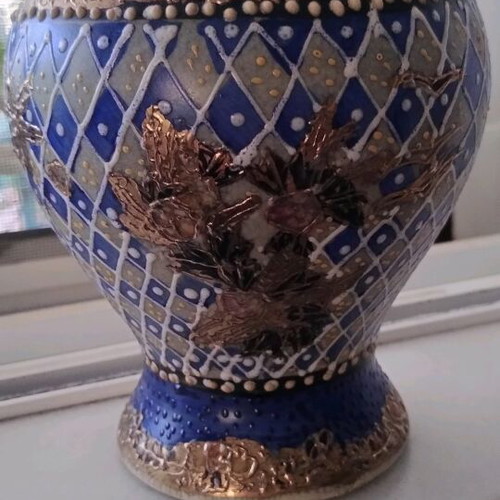 Satsuma vase height 0.15m like new