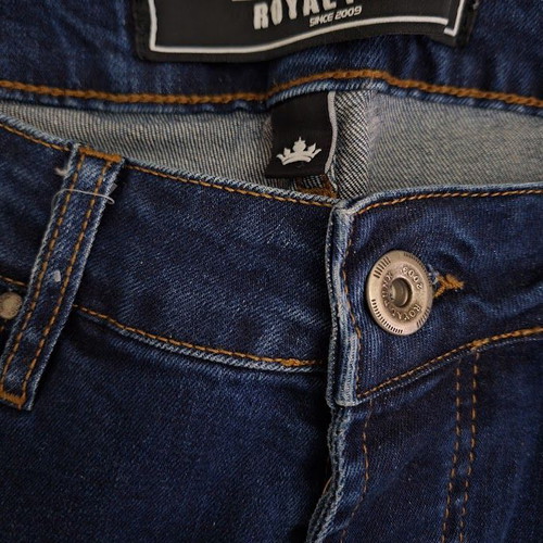 Royal Punk patchwork jeans blue like new, size XL