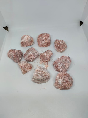Sunstones pack of 10 like new natural crystals for meditation and jewelry