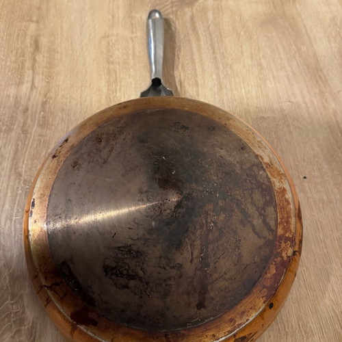 Frying pan used, cooking cookware