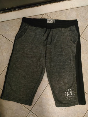 C&A Cotton Bermuda shorts like new, black and gray
