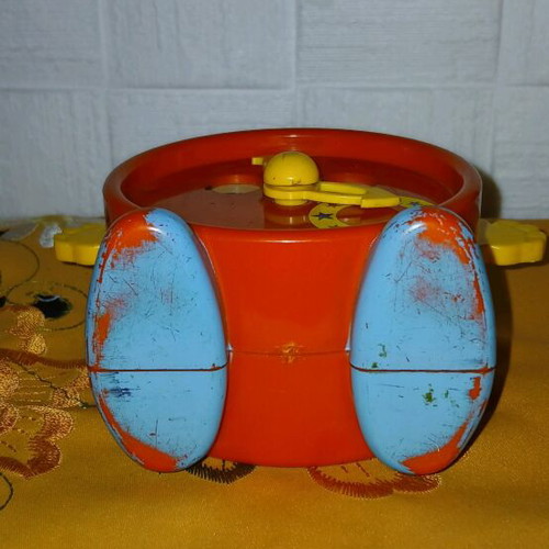 Sankyo baby musical toy used, 1970s rattle