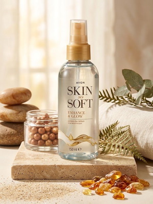 Avon Skin So Soft Enhance & Glow Airbrush Spray 150ml