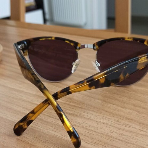 Massimo Dutti sunglasses used, brown and gold