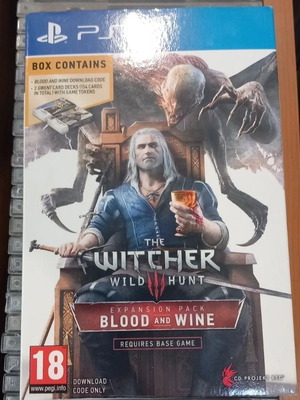 The Witcher 3 Wild Hunt Blood and Wine Expansion PS4 like new