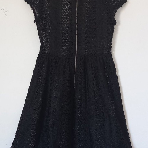 Zara lace dress size M black excellent condition