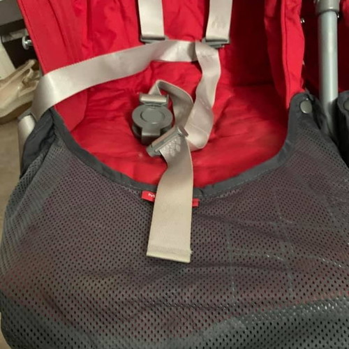 Maclaren Twin Techno red stroller like new for newborn twins