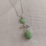 Green Wings handmade necklace