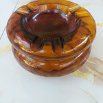 Glass ashtray, decorative