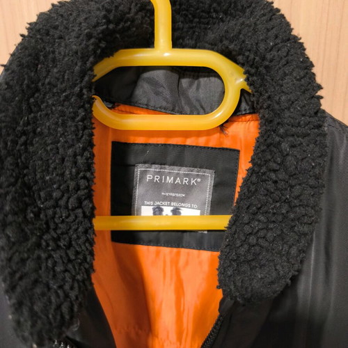 Primark boys' jacket used for age 12-13, black