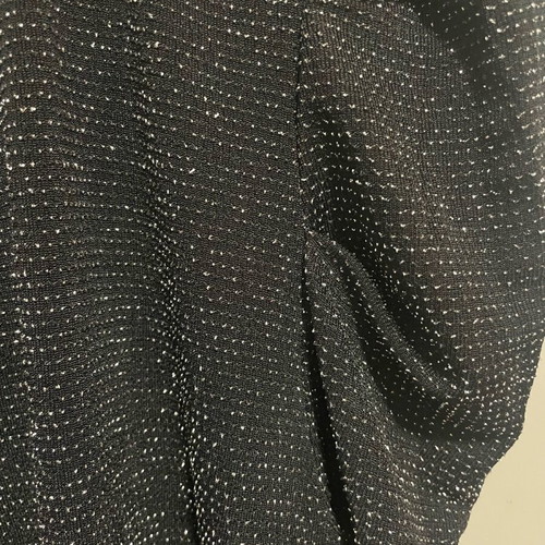 Mango blouse with silver thread like new, size L