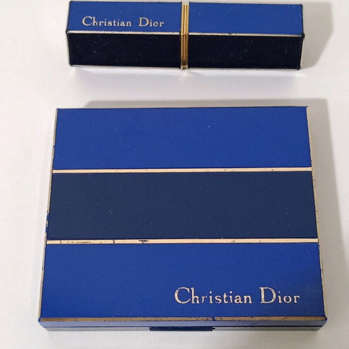 Christian Dior makeup set used, vintage 1980s