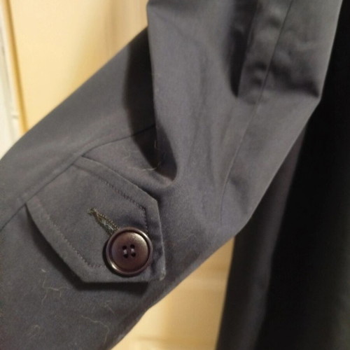 Men's trench coat with inner lining like new, blue, size L
