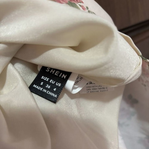 Shein Cottagecore Coquette Φόρεμα S Νέο Φλοράλ με Κορσέ