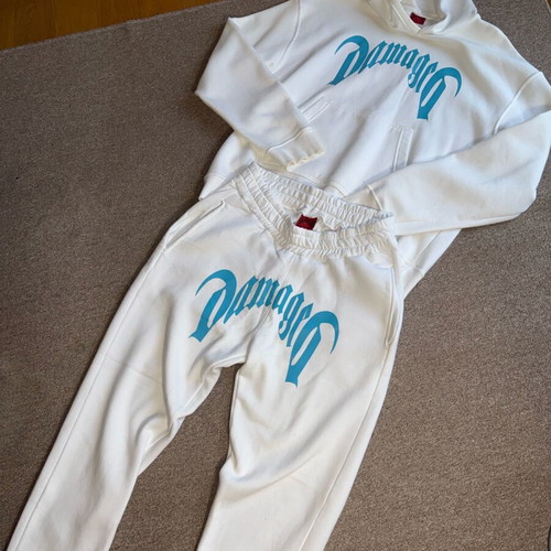 Damaged baby blue set like new