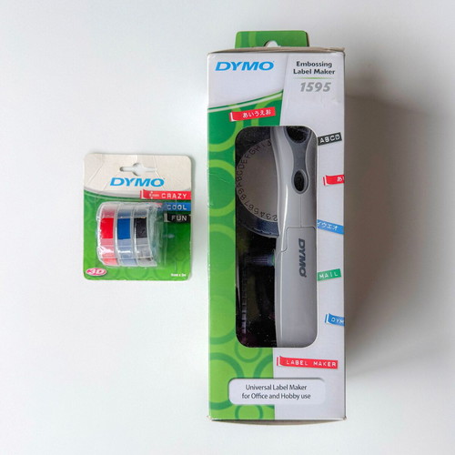 Dymo Embossing Label Maker 1595 Handheld New