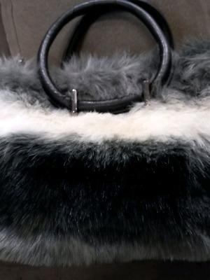 Dorothy Perkins fur crossbody bag like new