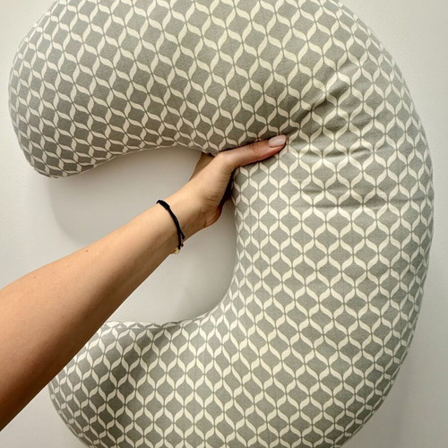 Nursing pillow double-sided with removable cotton cover