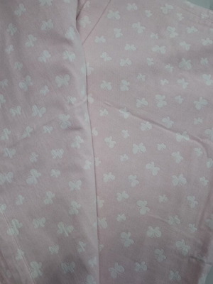 Zara Home pink blanket with butterflies like new, 160 x 250 cm