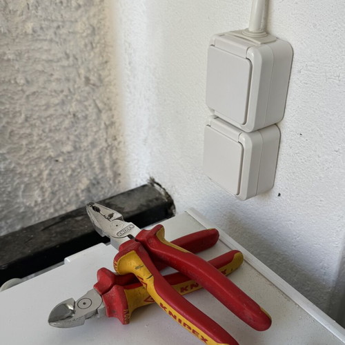 Pliers and wire cutter