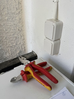 Pliers and wire cutter