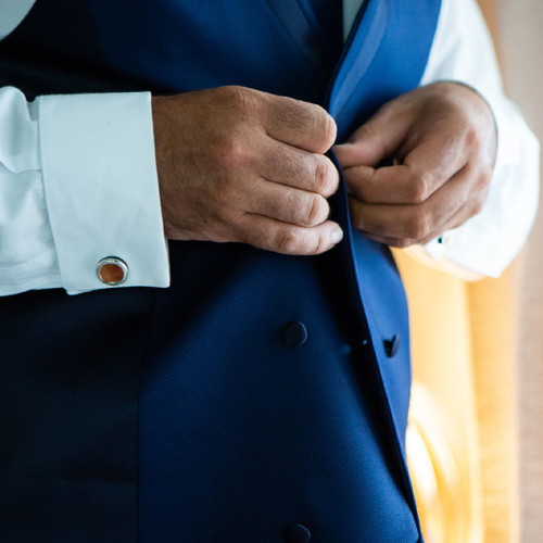 Groom suit used, size 52, blue