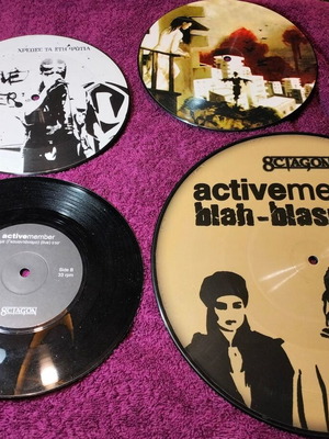 Active Member και Sadahzinia βινύλια singles μεταχειρισμένα, Hip-Hop
