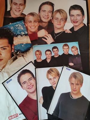 Westlife band posters used, vintage pack
