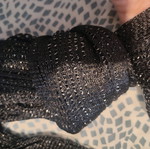 Scarf like new, black